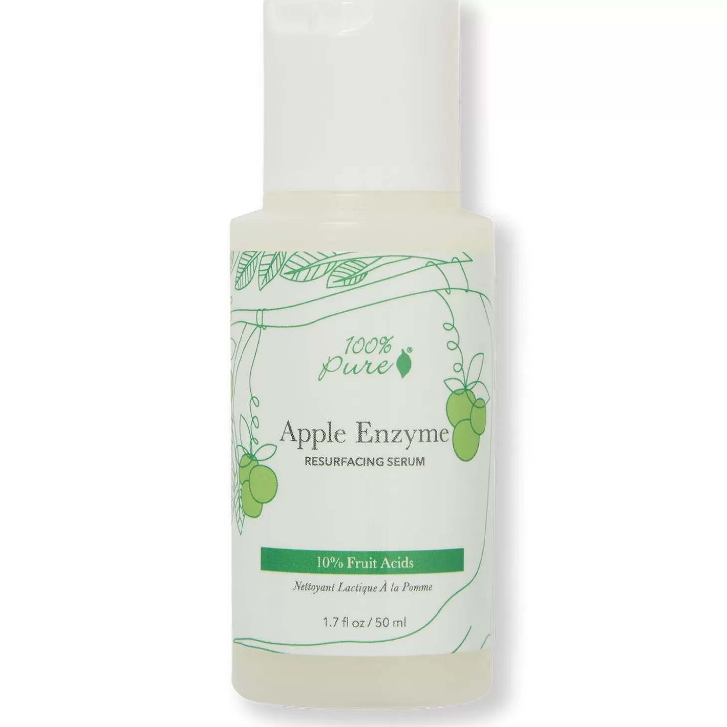 Discount 100% PURE 10% Fruit Acids Apple Enzyme Resurfacing Serum