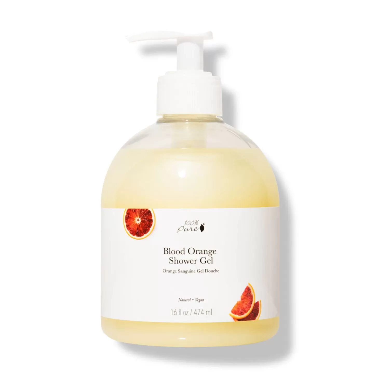 Hot 100% PURE Blood Orange Shower Gel