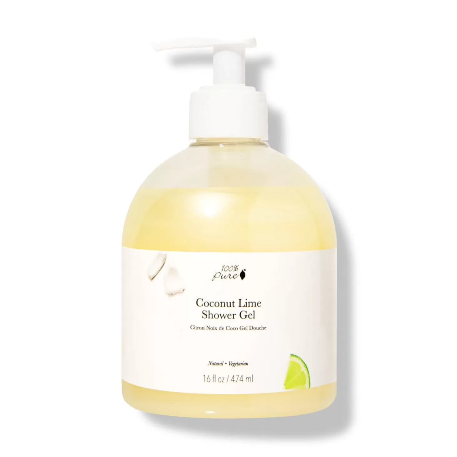 Hot 100% PURE Coconut Lime Shower Gel