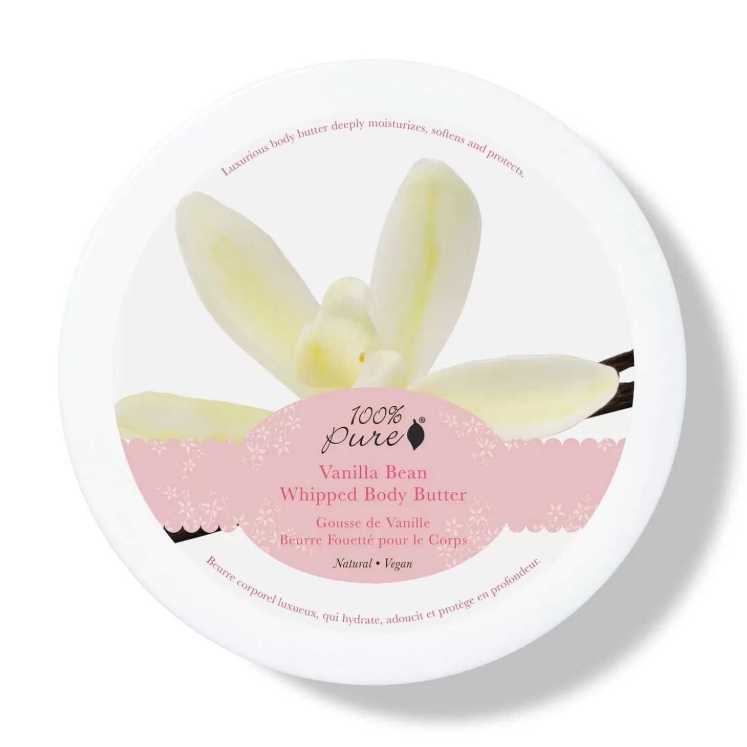 Online 100% PURE Vanilla Bean Whipped Body Butter